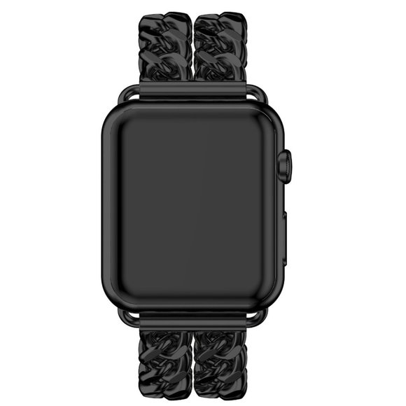 NEW Adjustable Stainless Wrist Strap Band For Apple Watch - Black - Picture 9 of 15
